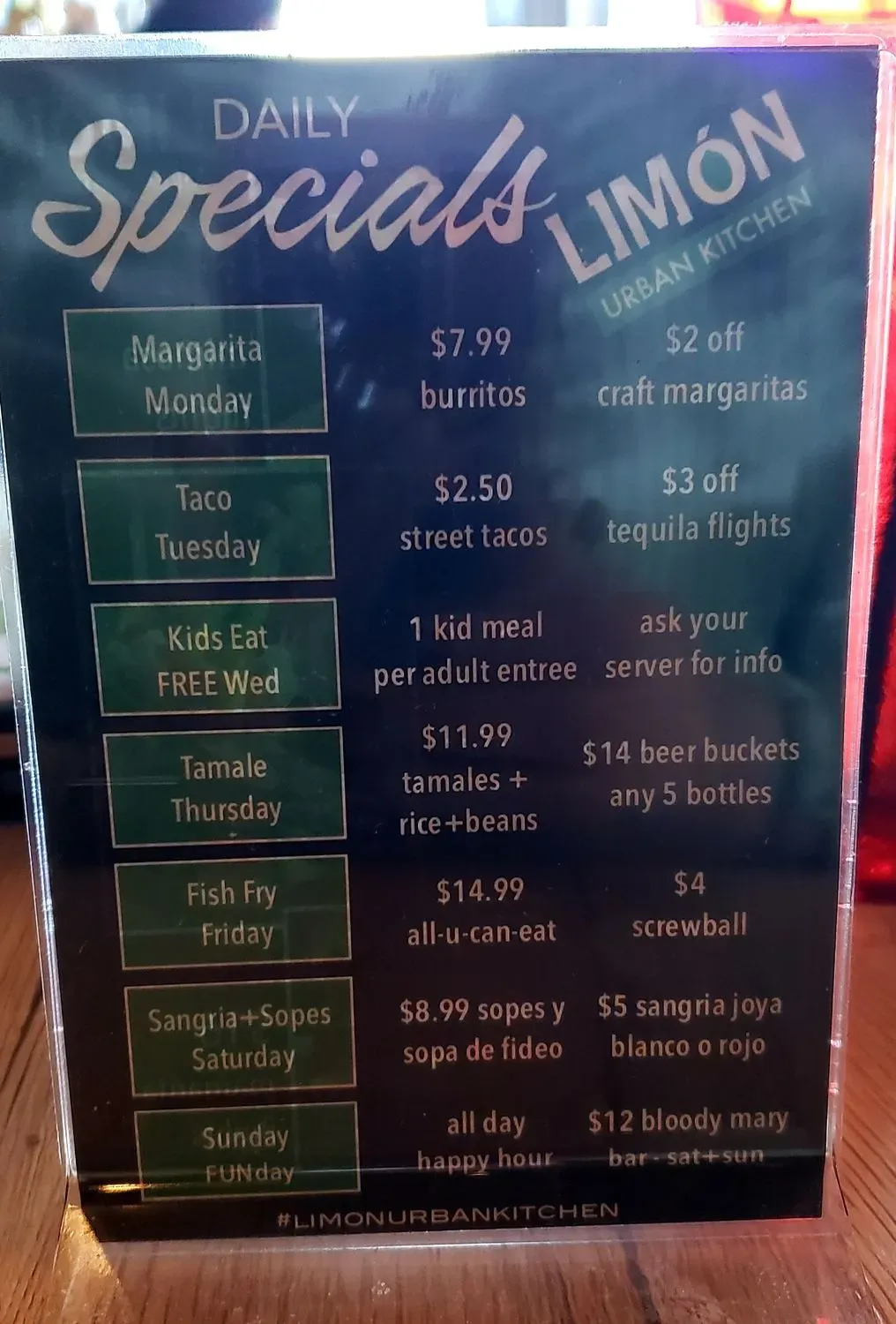 Menu 4