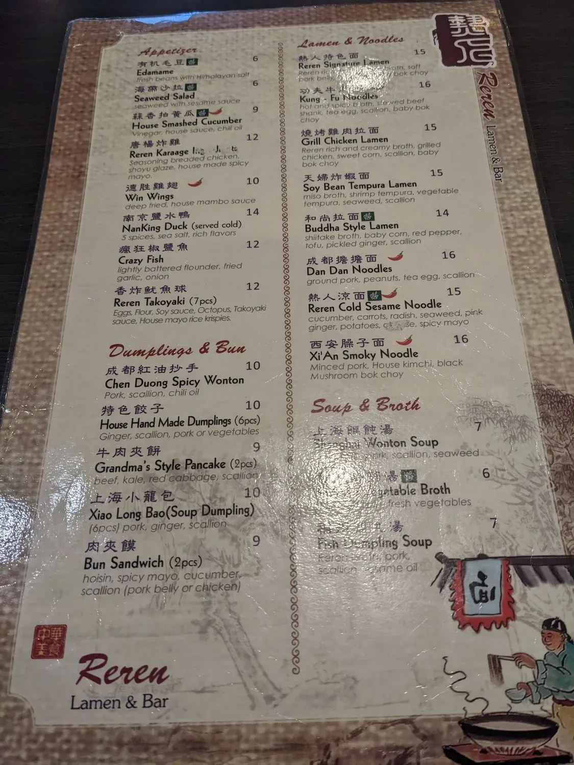 Menu 5