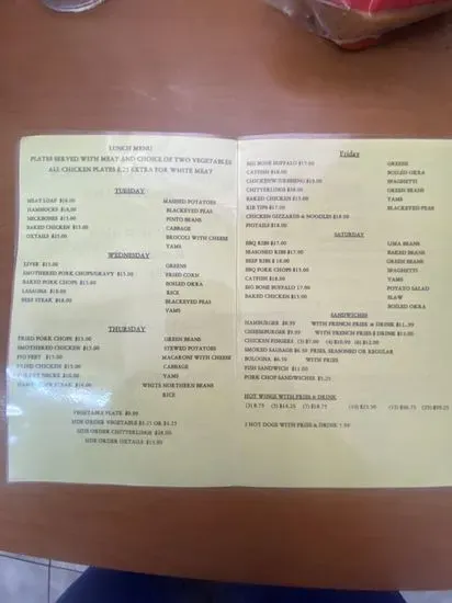 Menu 2