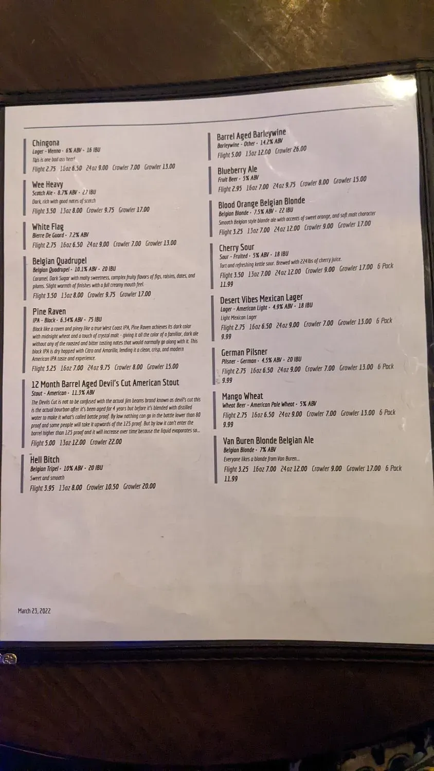 Menu 5