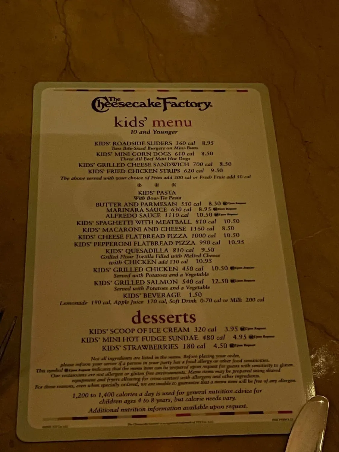 Menu 3