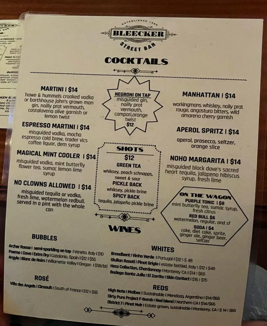 Menu 4