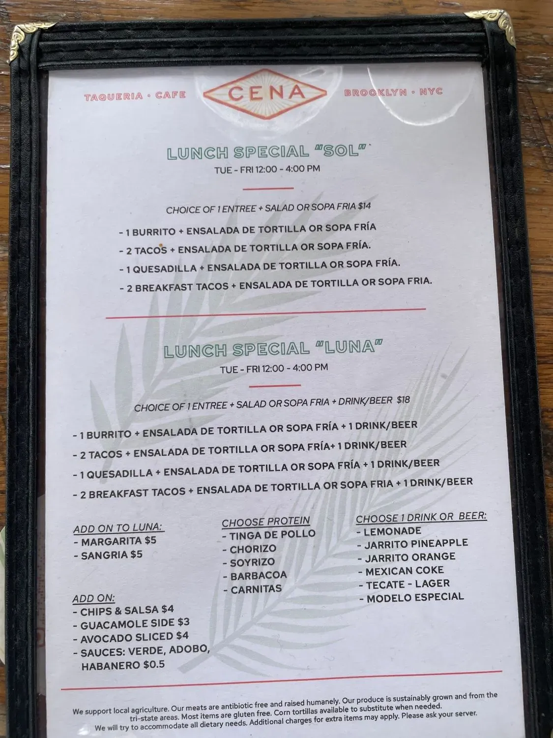 Menu 4