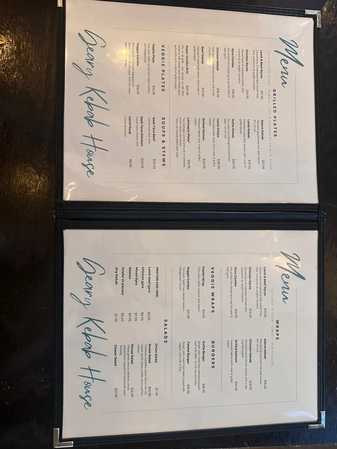 Menu 5