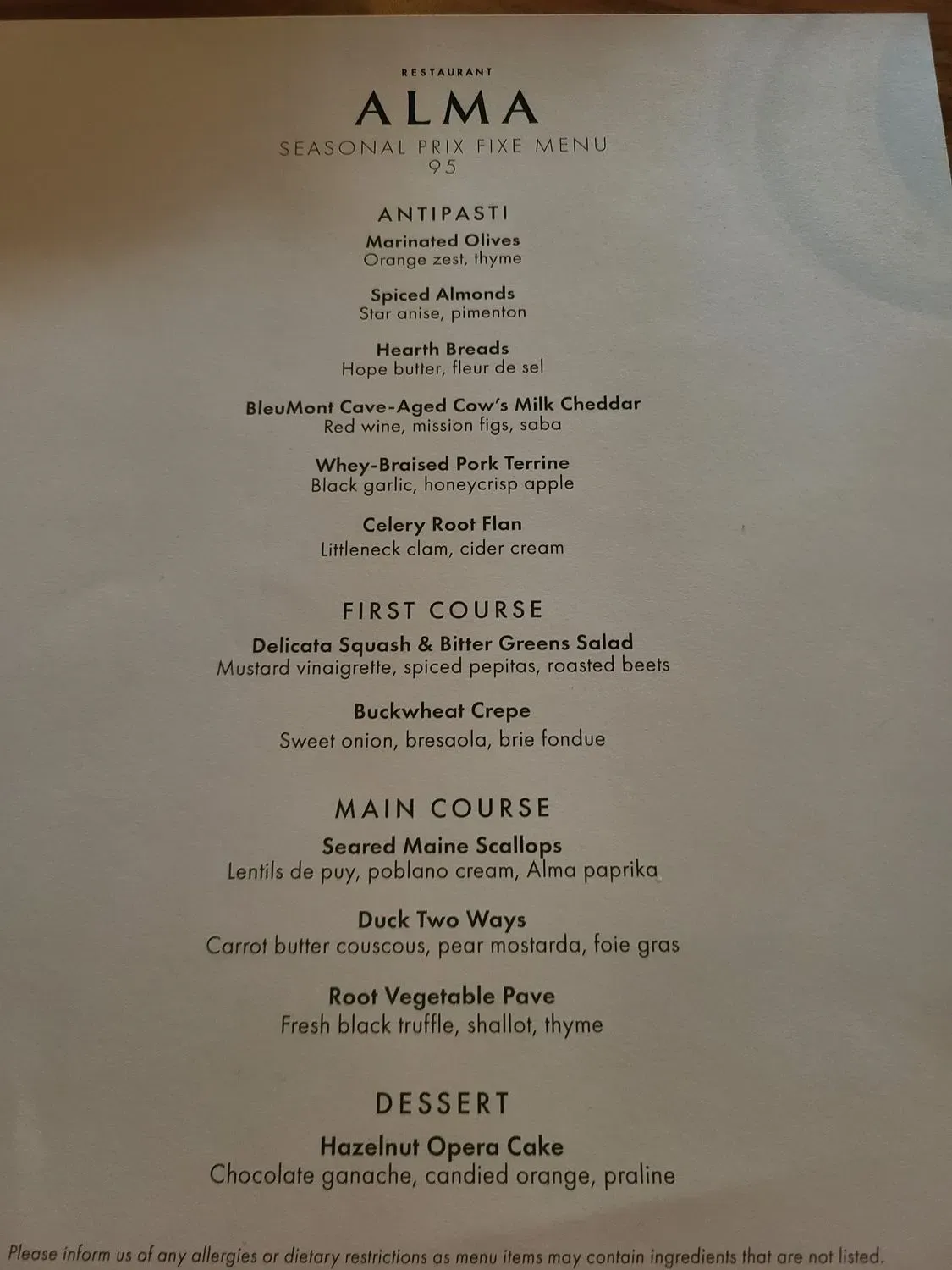 Menu 2