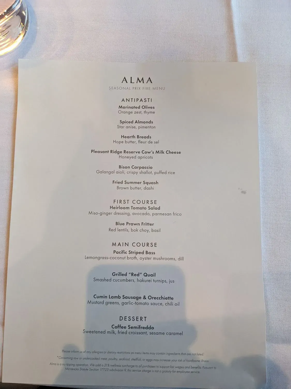 Menu 6