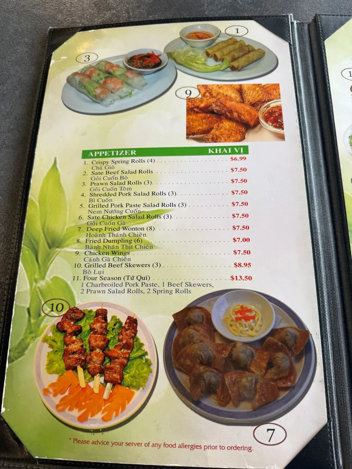 Menu 2