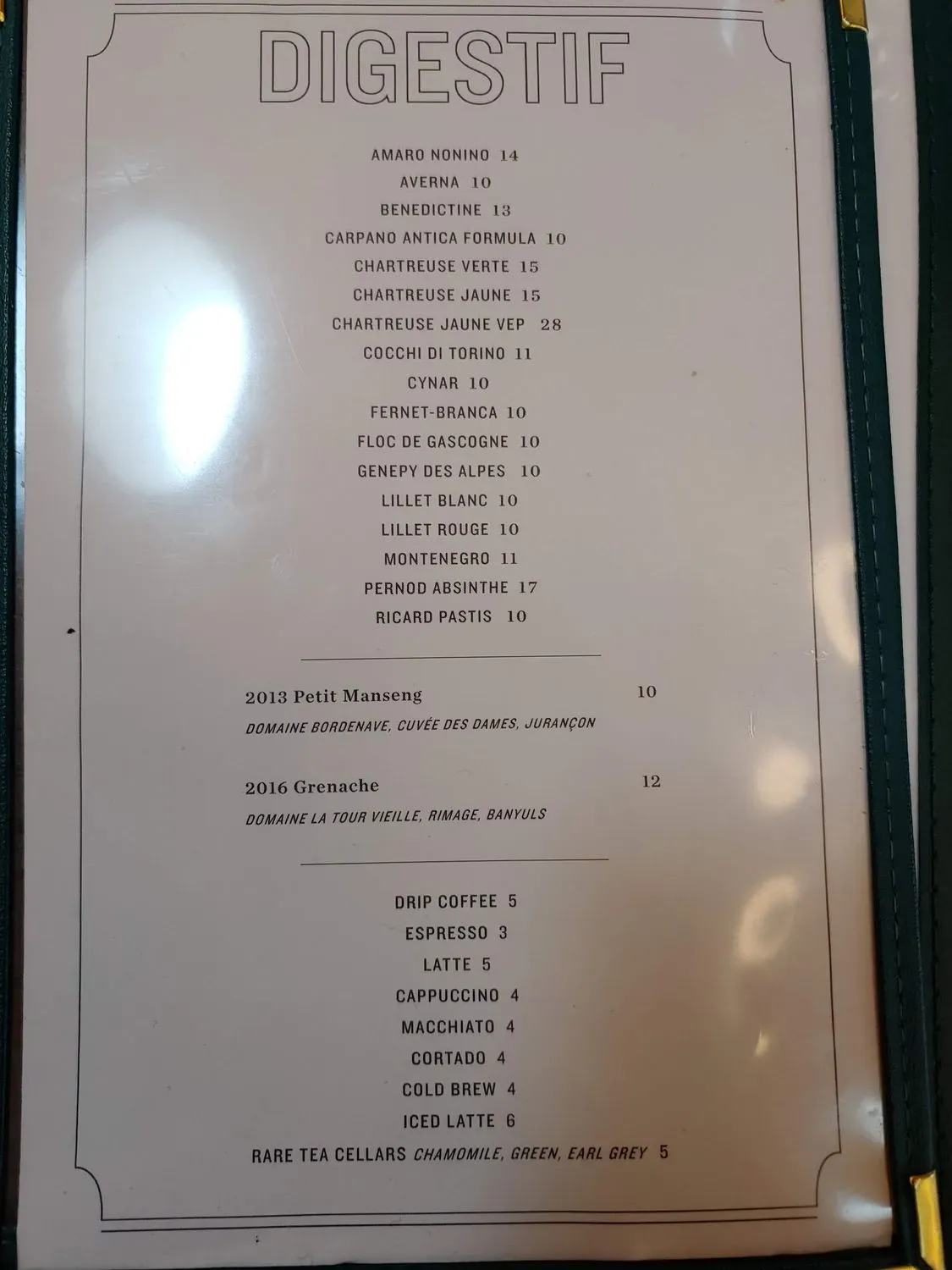 Menu 3