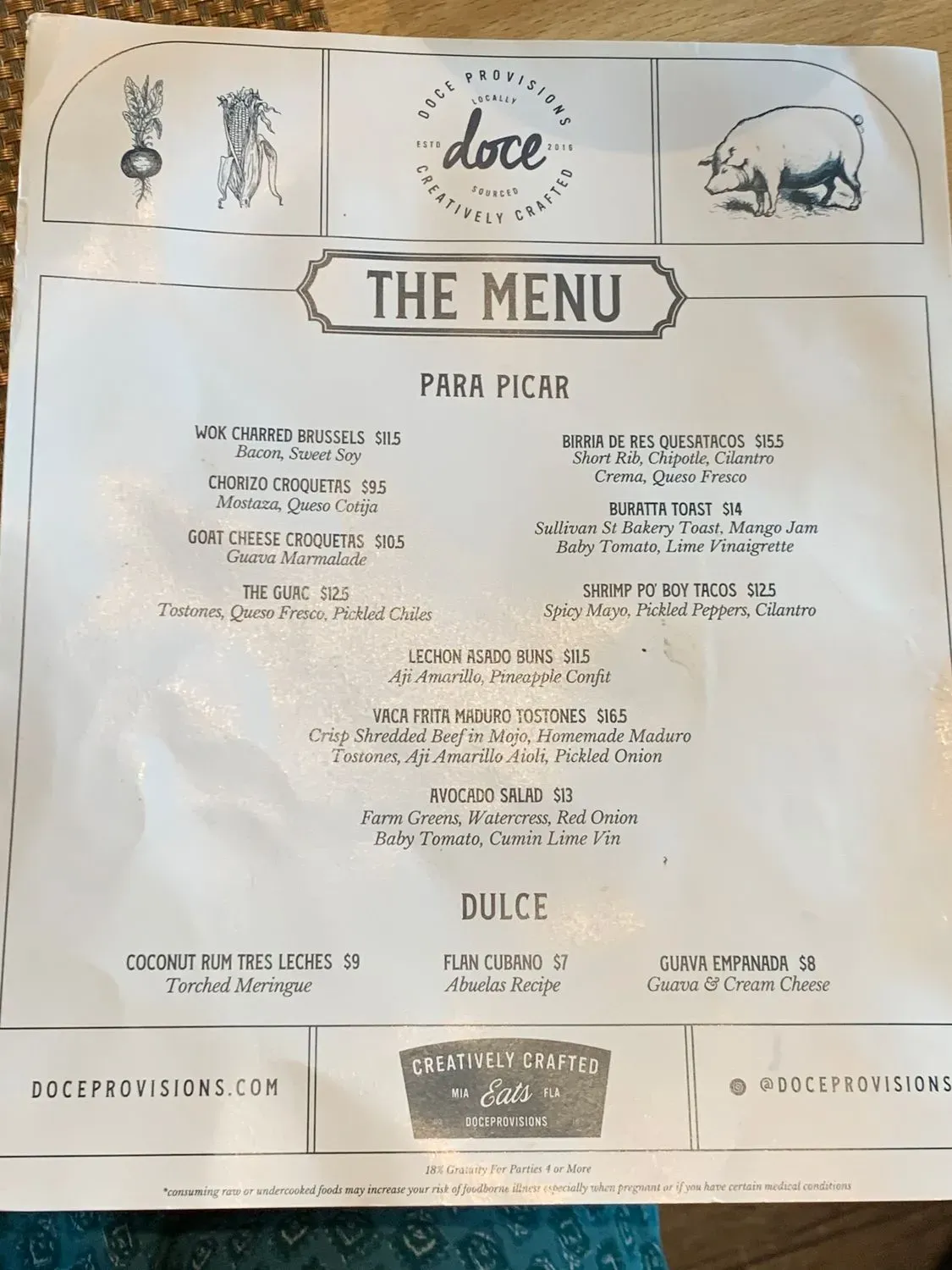 Menu 2