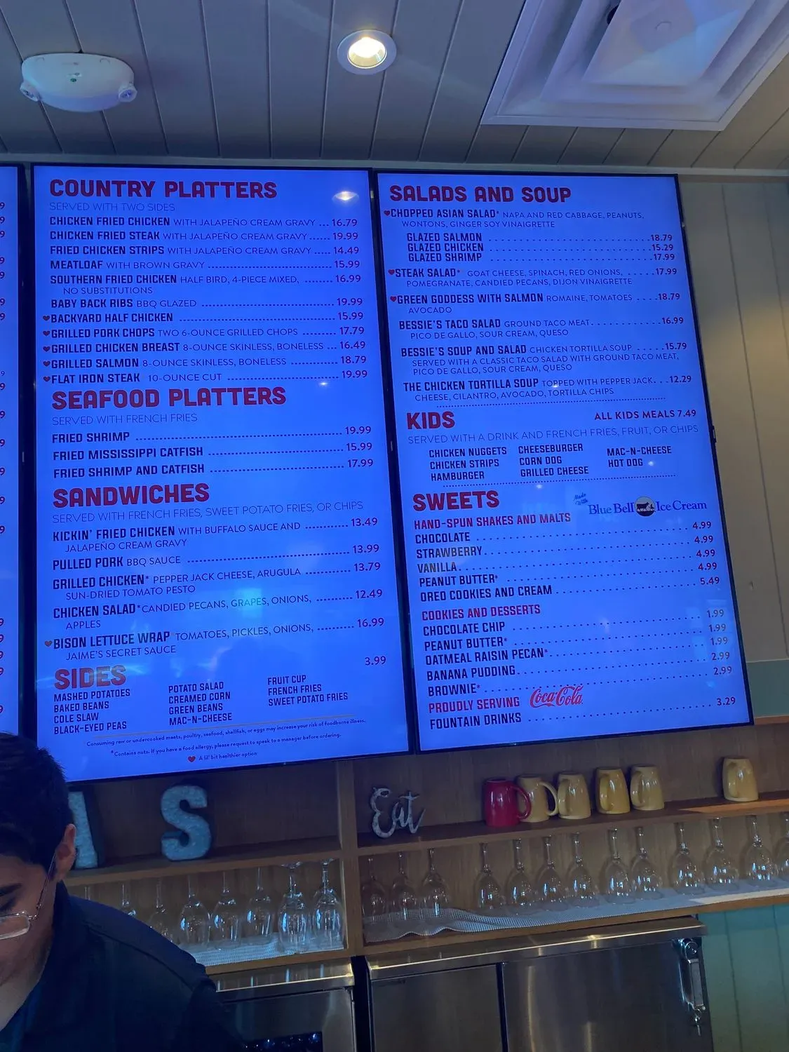 Mia's Table Menu - Updated November 2025