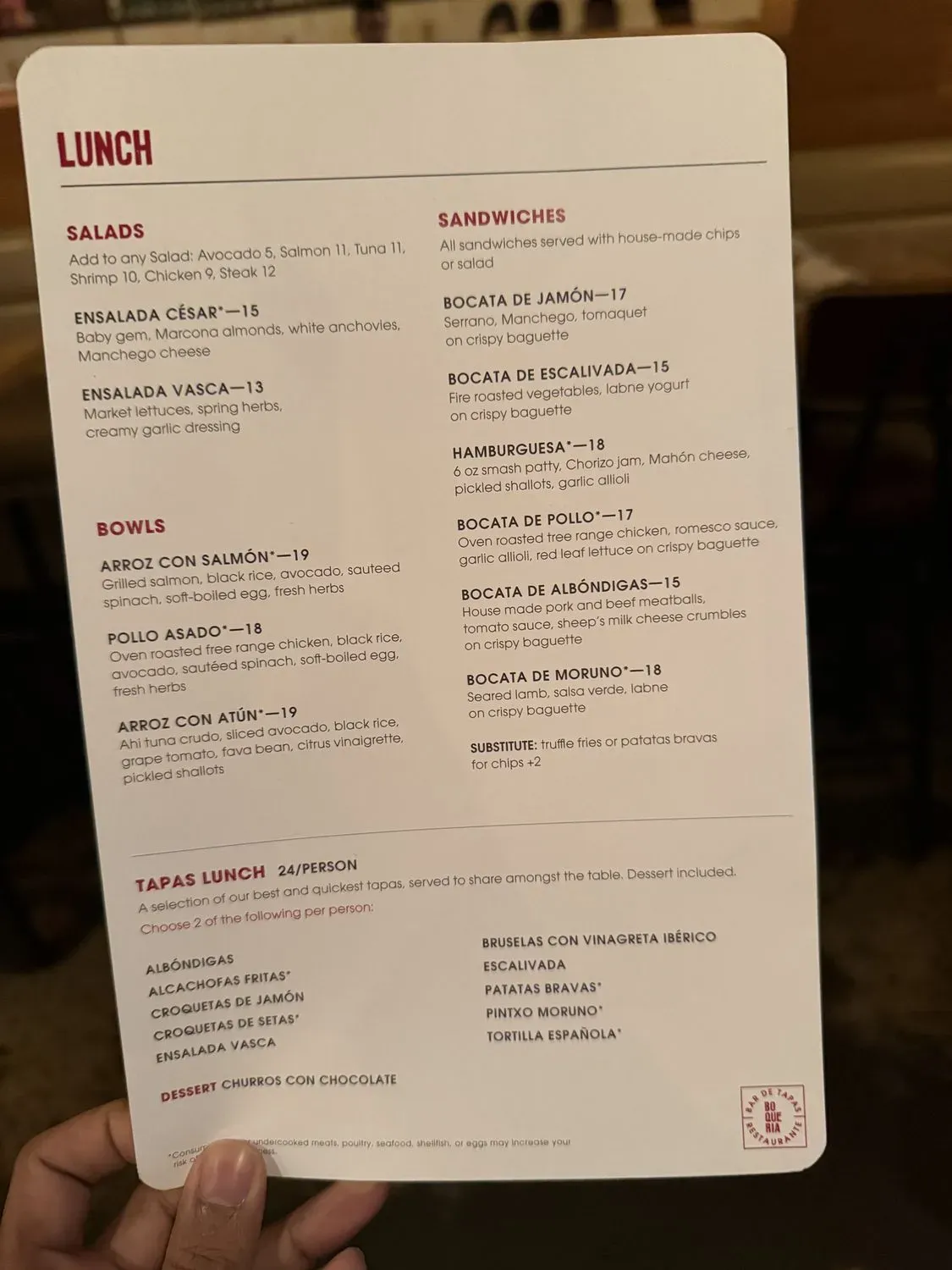 Menu 2