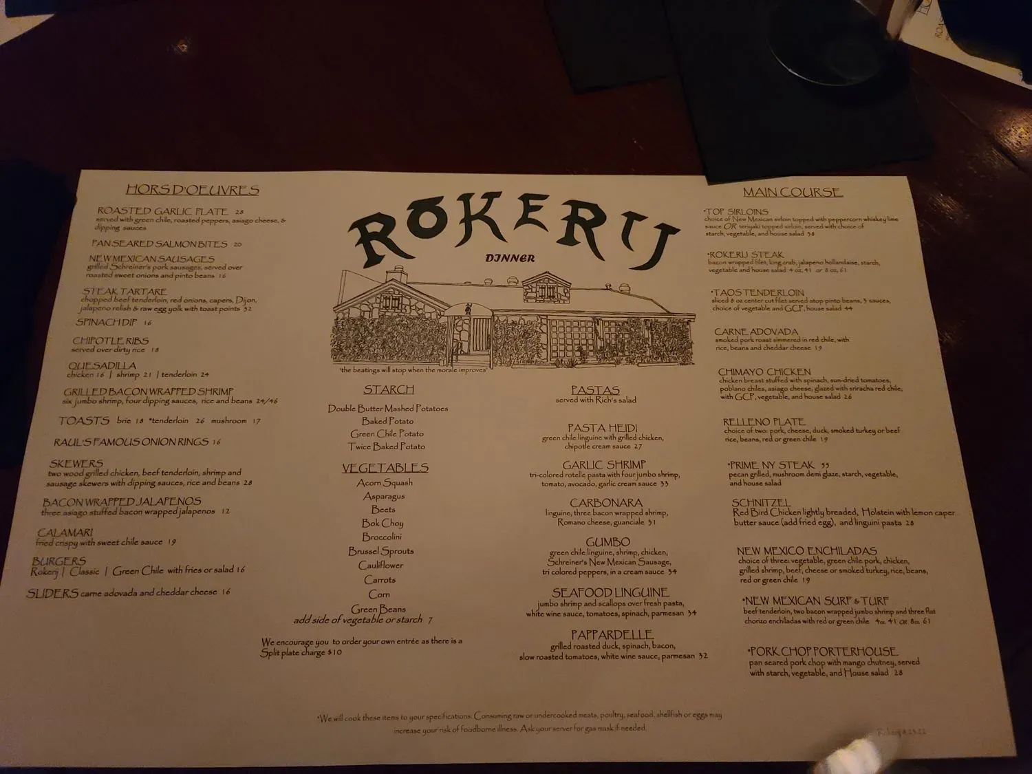 Menu 6