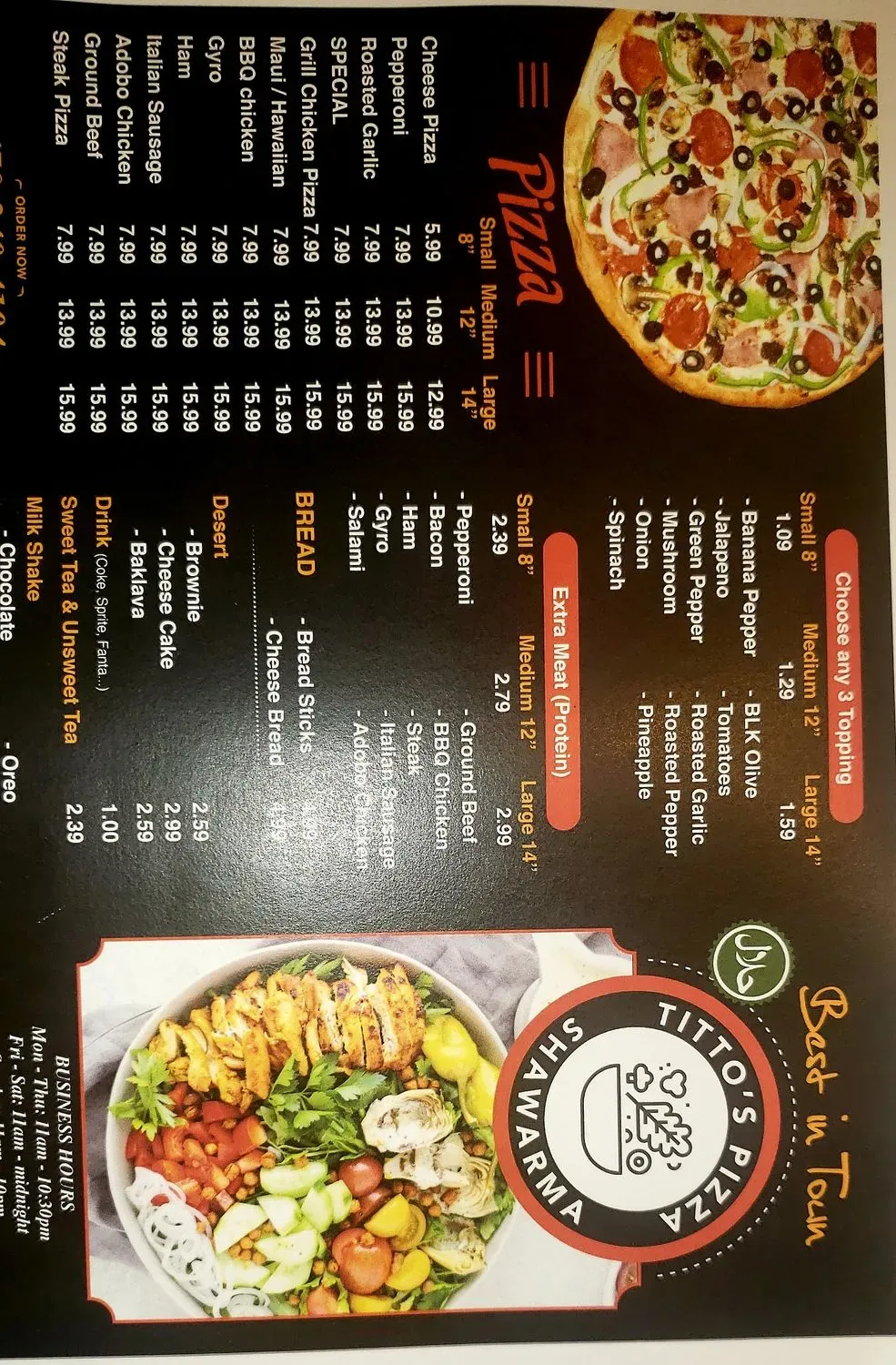 Menu 2