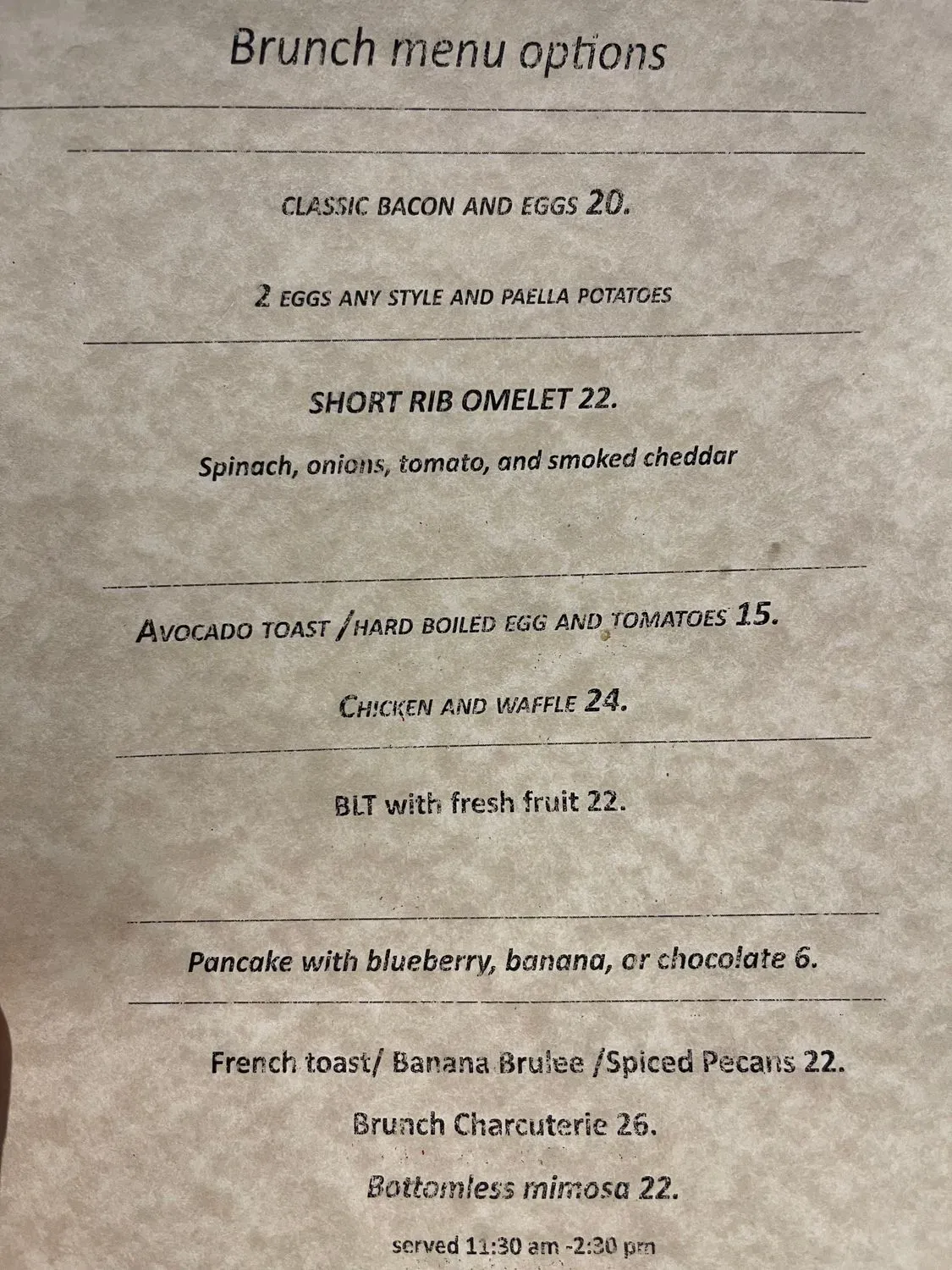 Menu 6