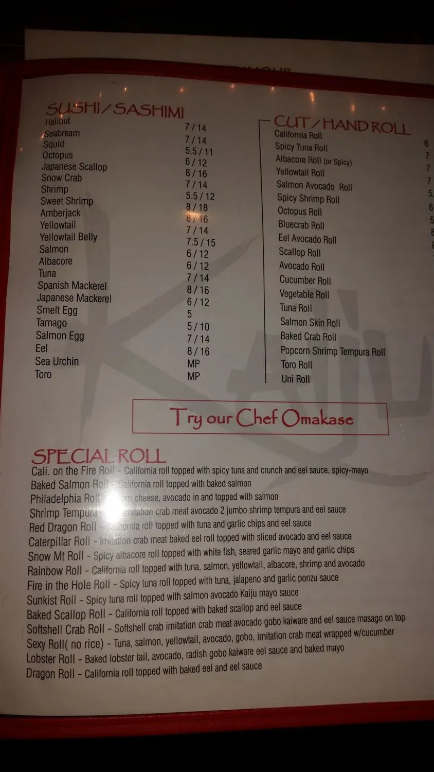 Menu 4