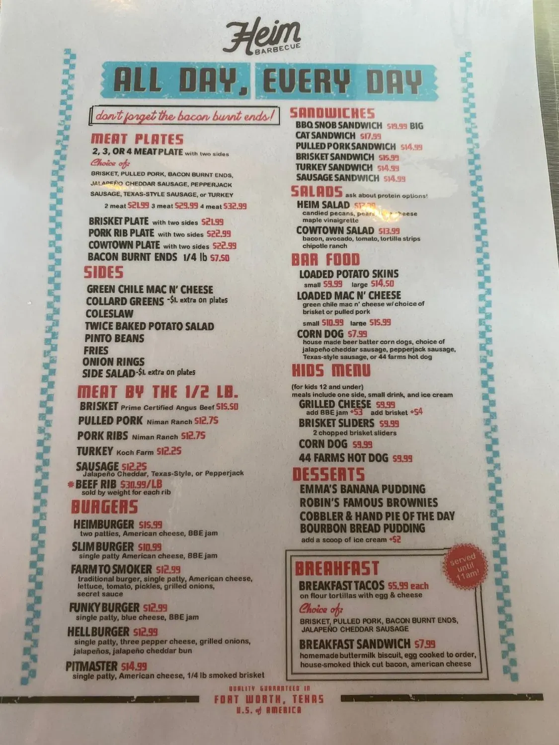 Menu 5