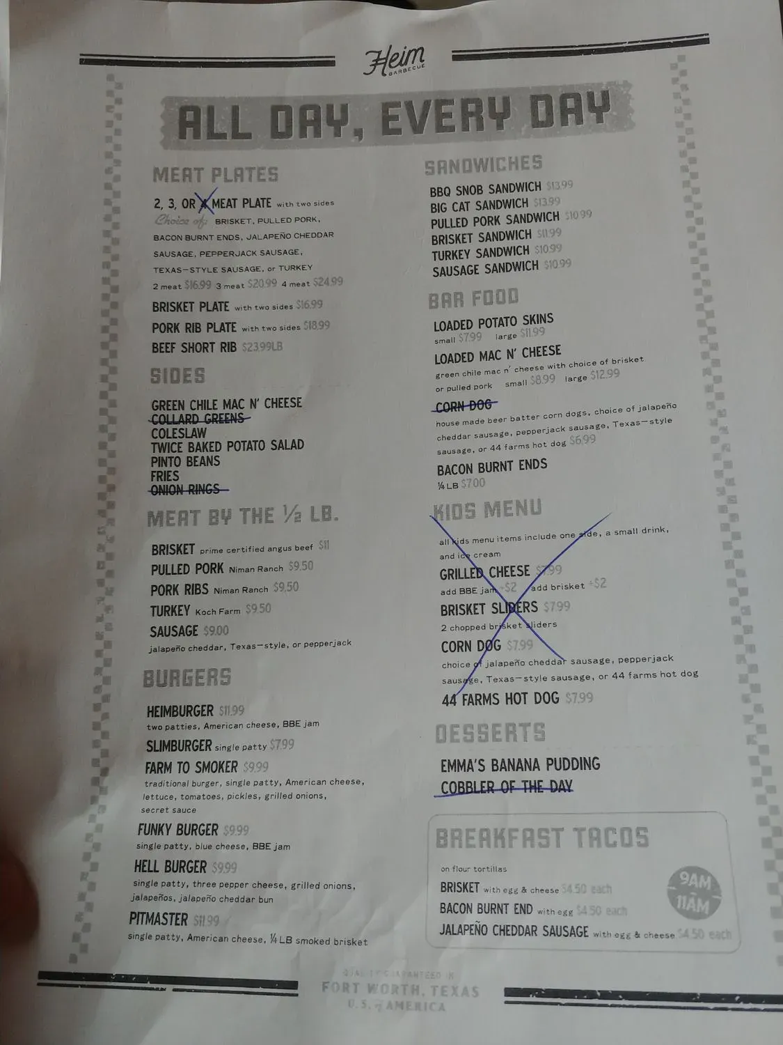 Menu 6