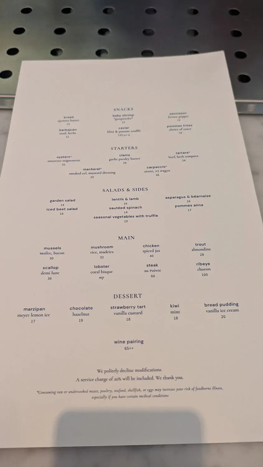 Menu 2