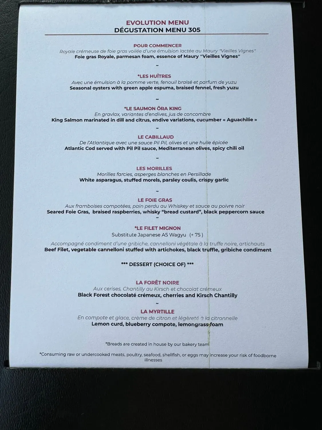 Menu 4