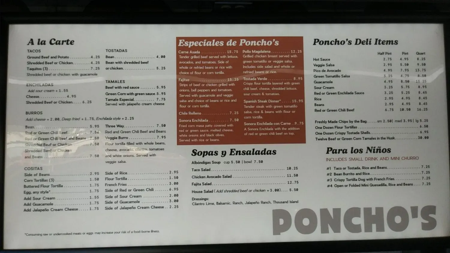 Menu 5