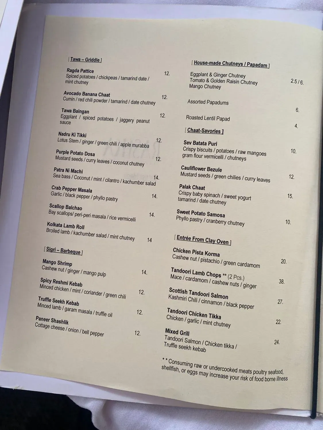 Menu 6