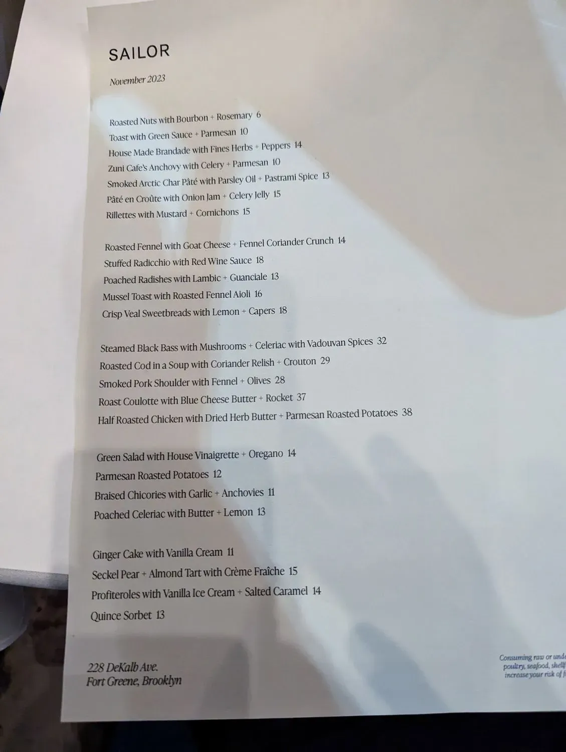 Menu 5