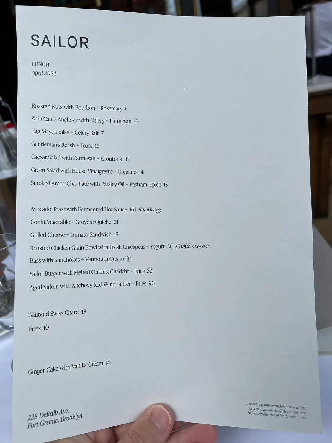 Menu 5