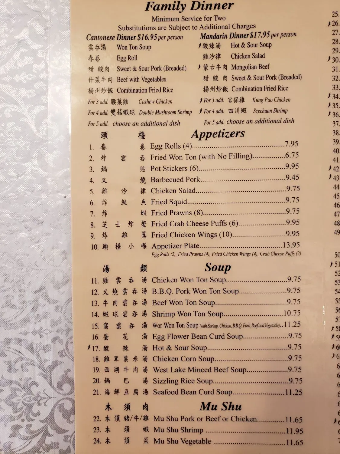 Menu 6