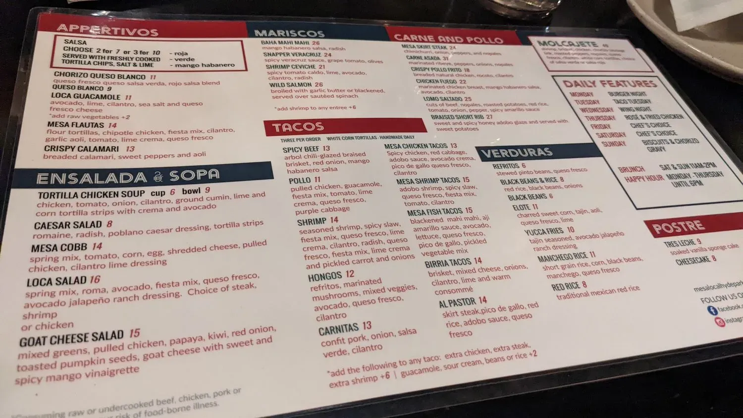 Menu 3