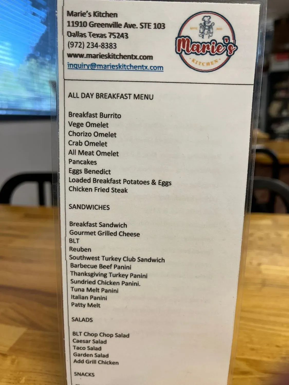 Menu 3