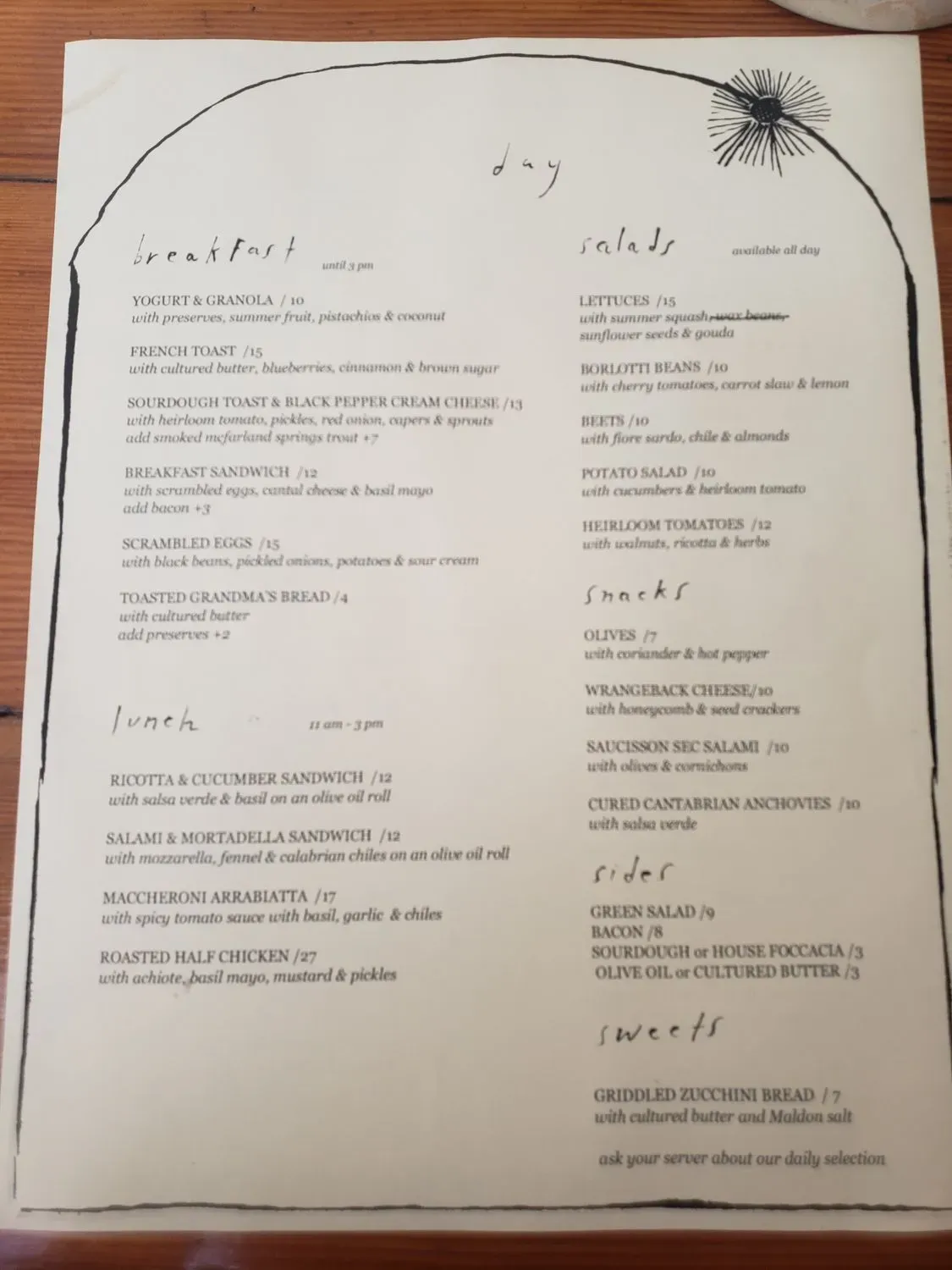 Menu 4