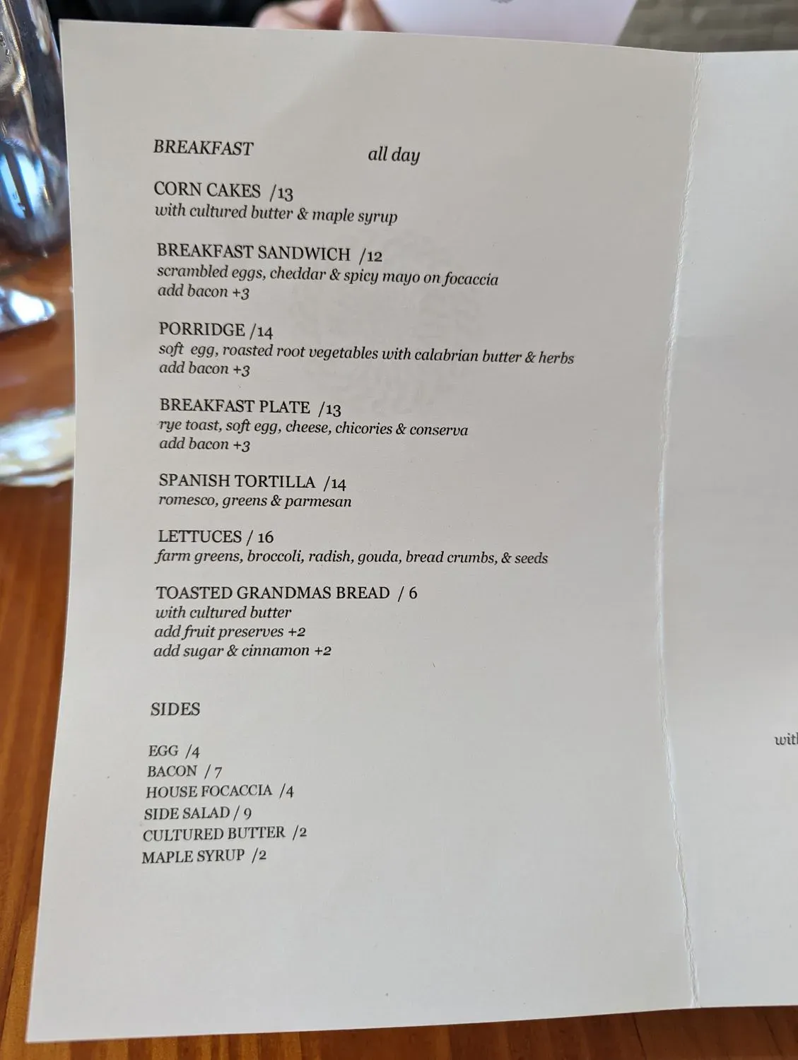 Menu 6