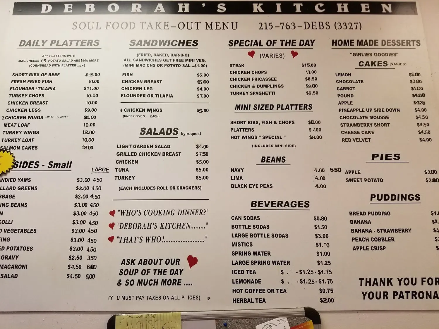 Menu 4