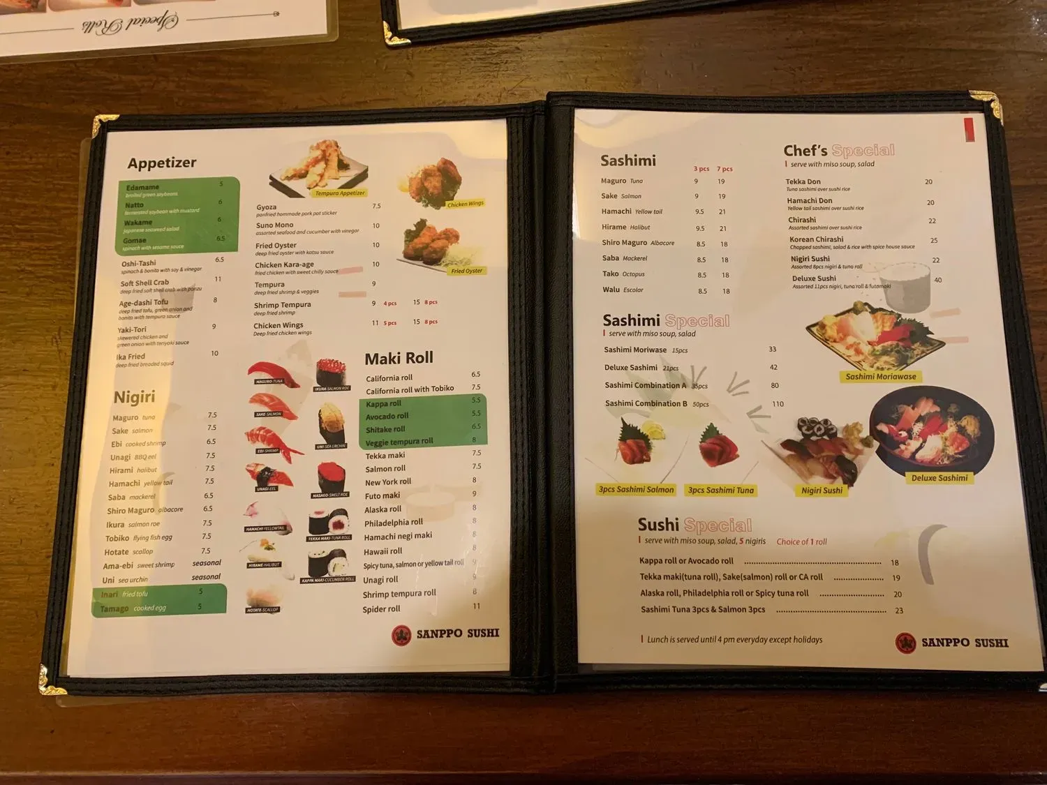 Menu 4