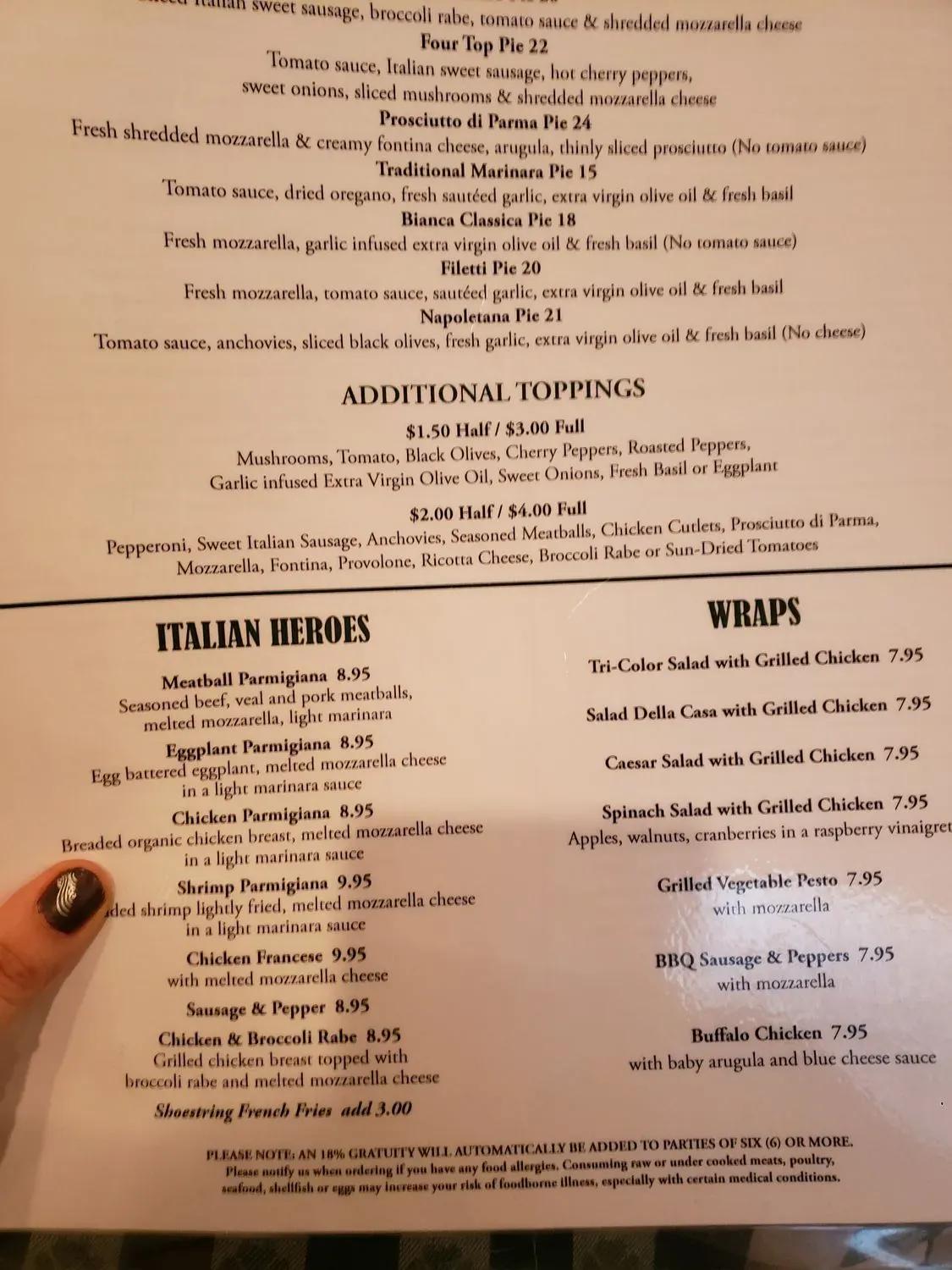 Menu 4