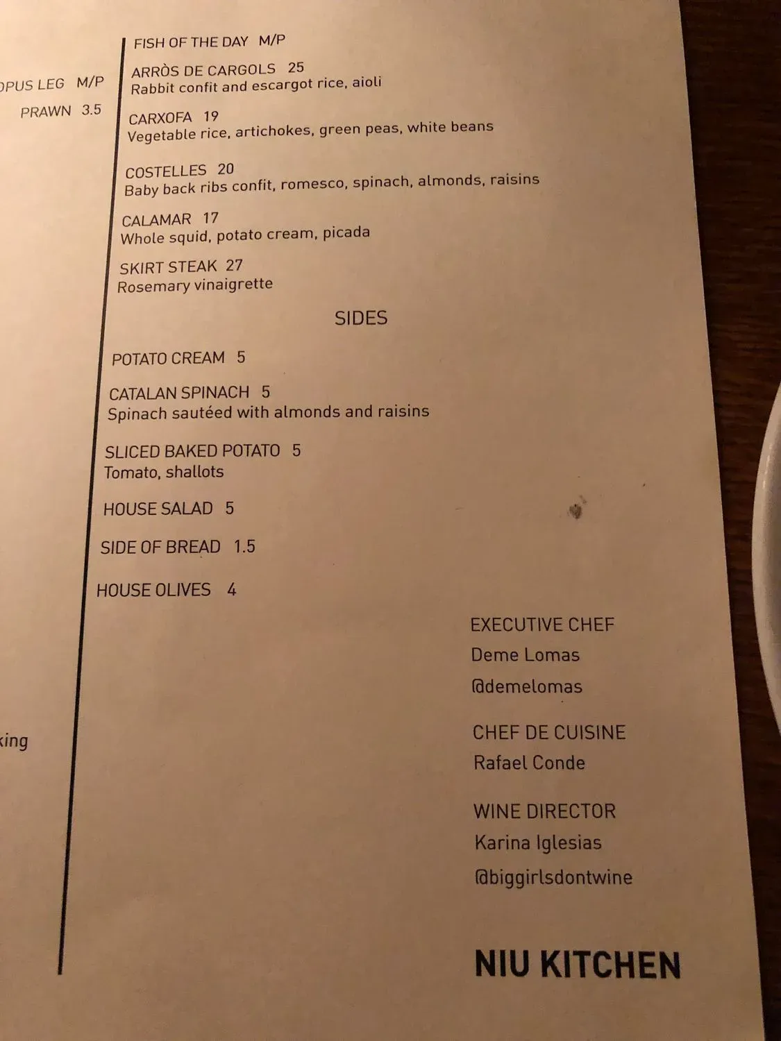 Menu 3