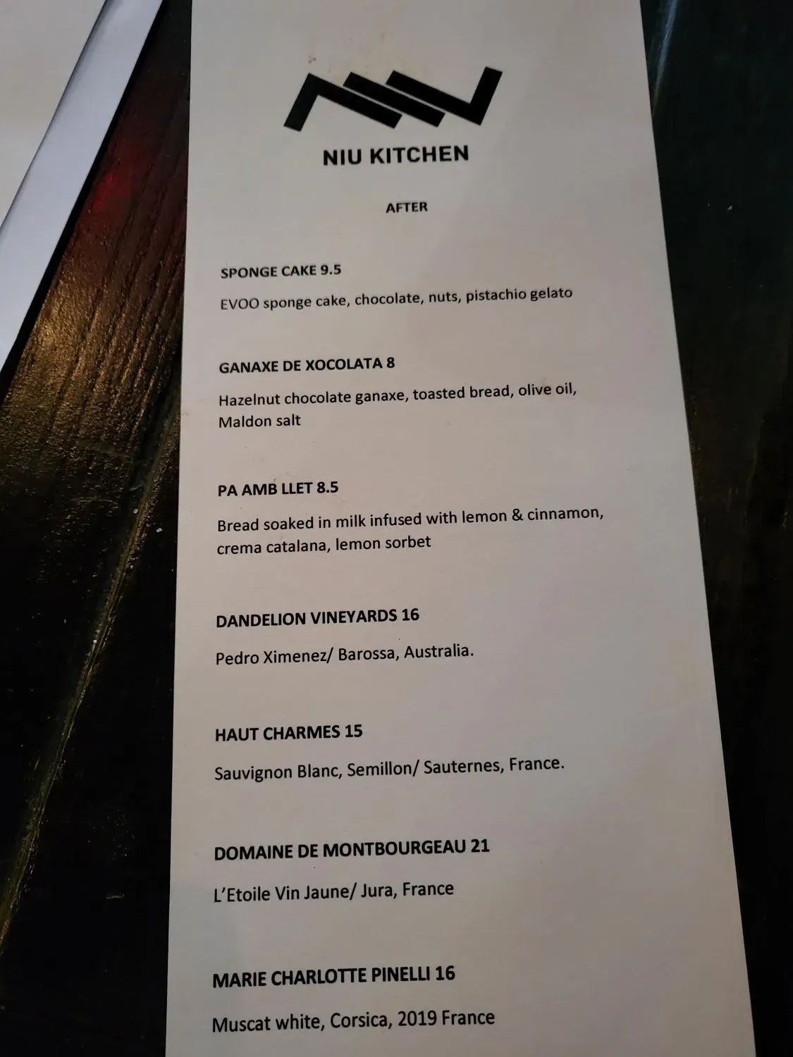 Menu 6