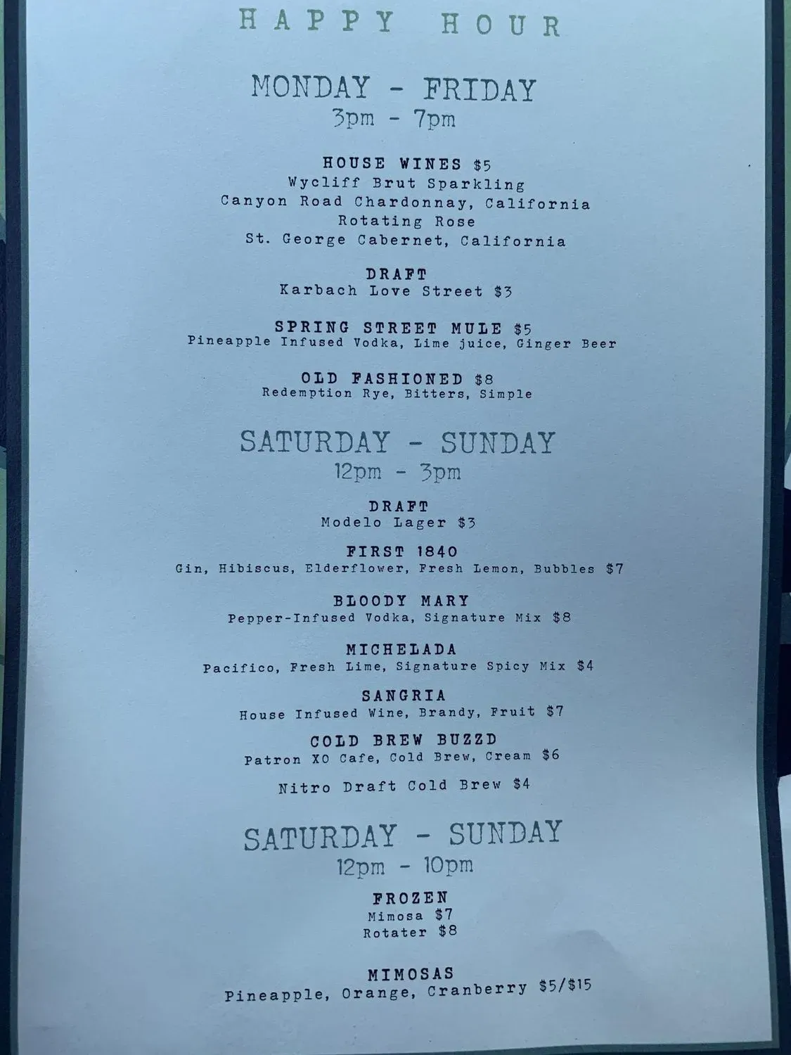 Menu 3