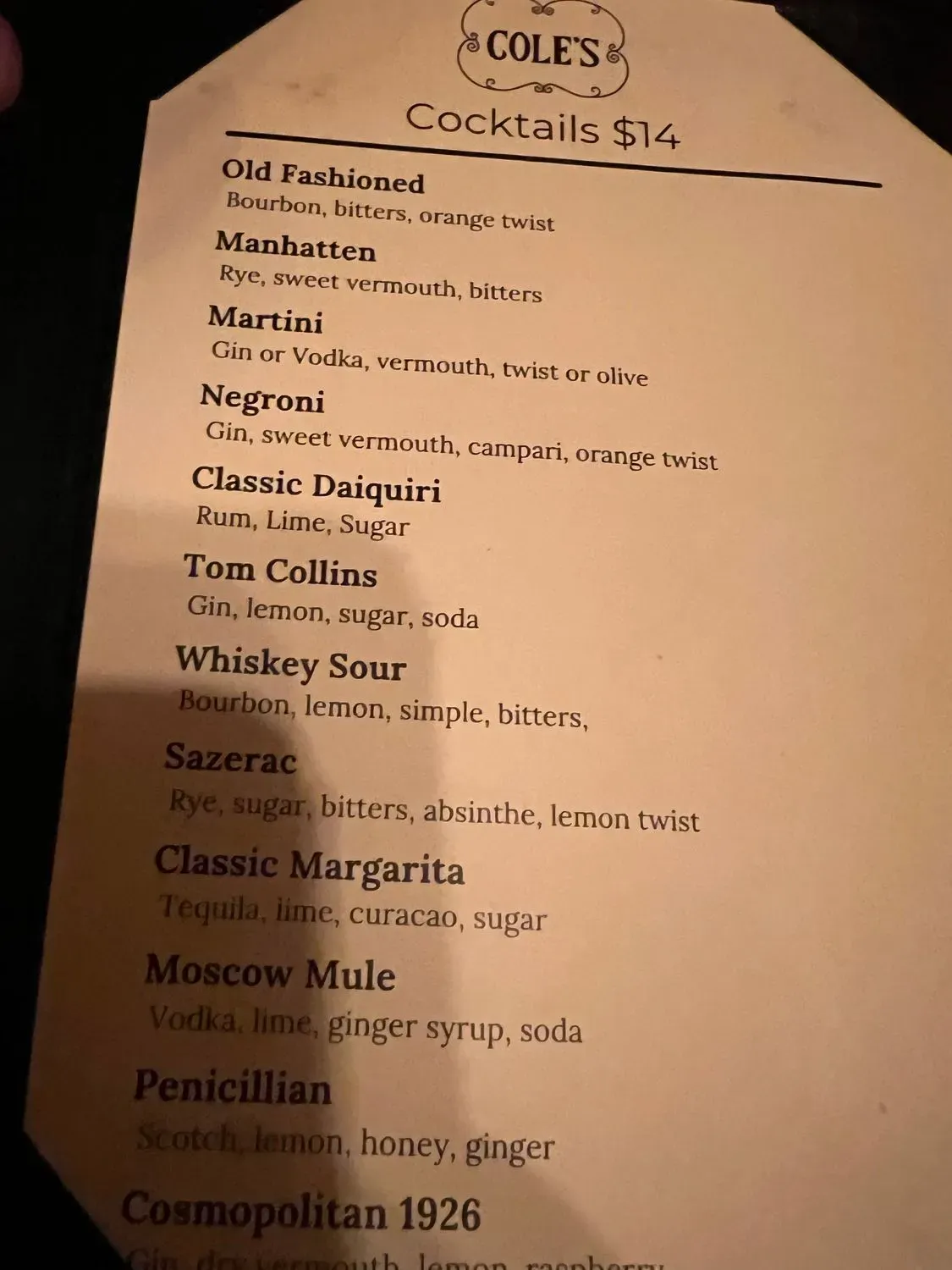 Menu 6