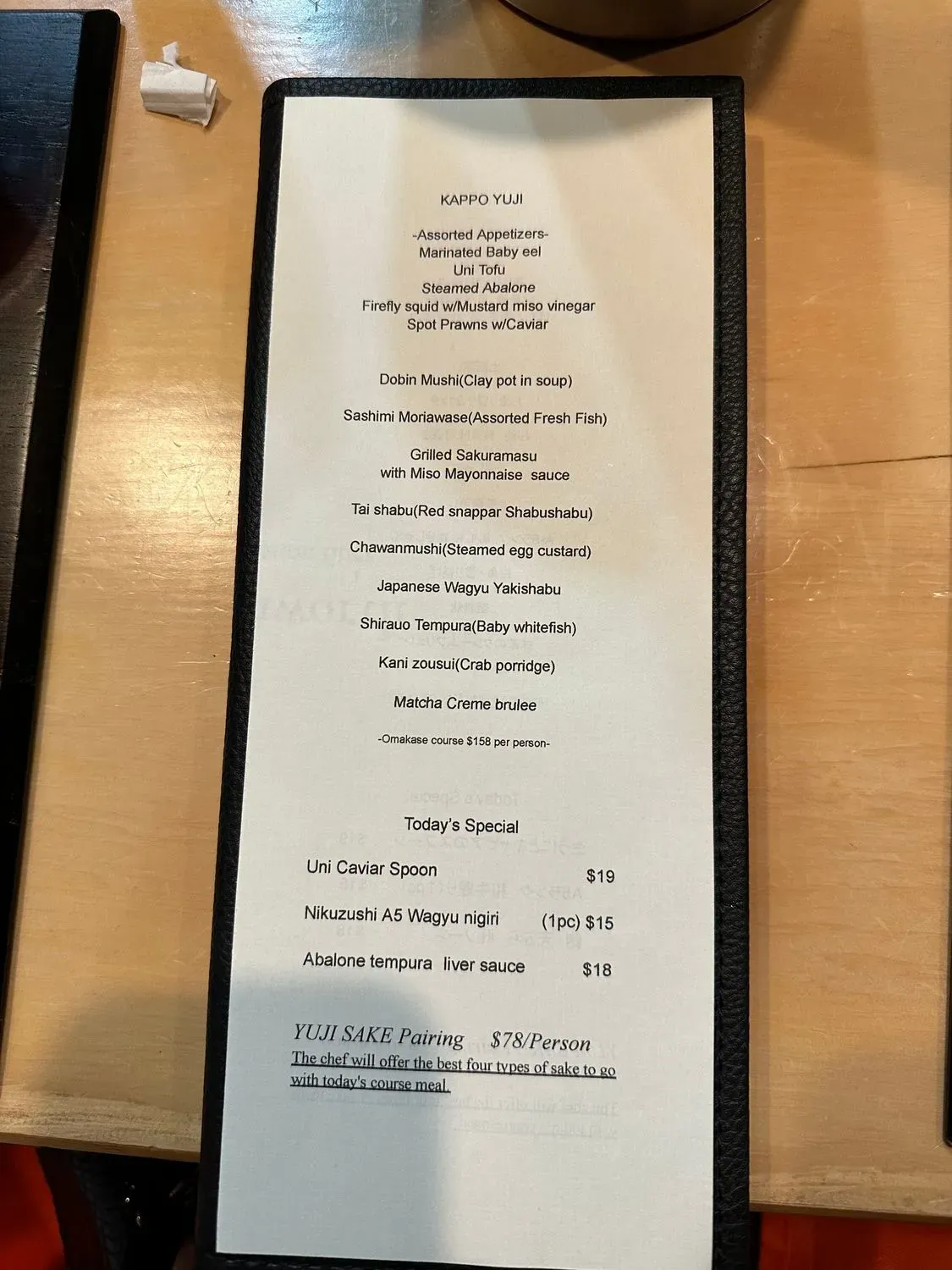 Menu 4