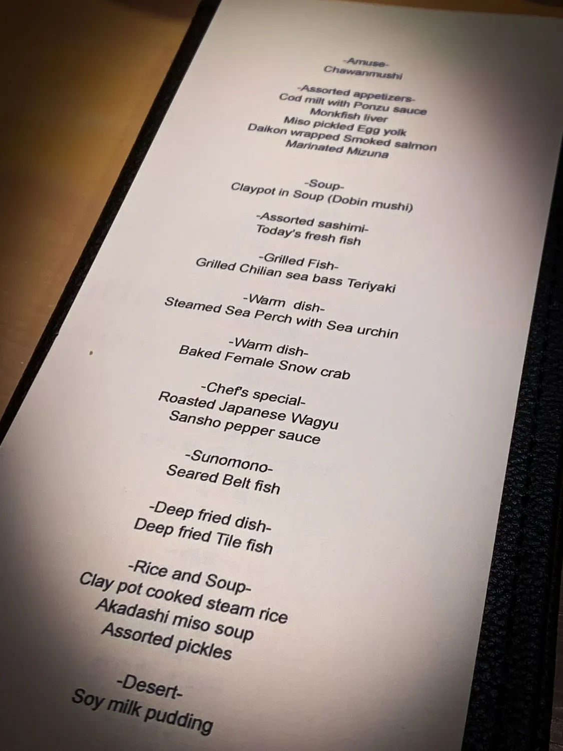 Menu 3