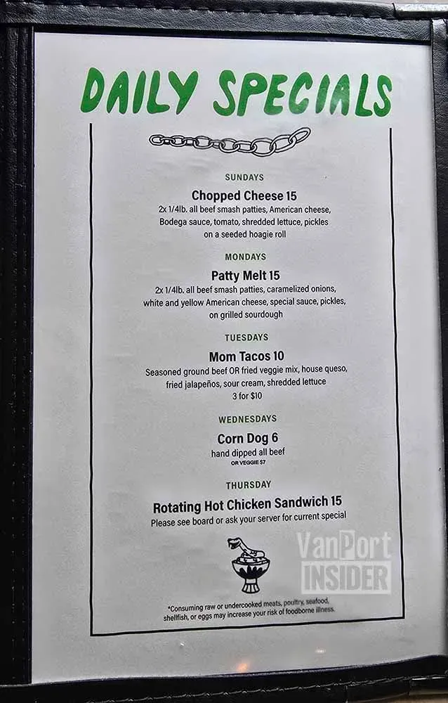 Menu 5