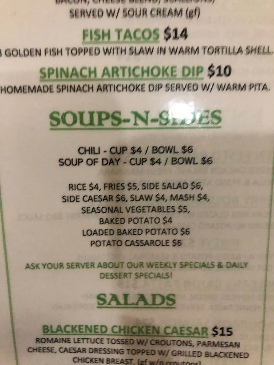 Menu 6