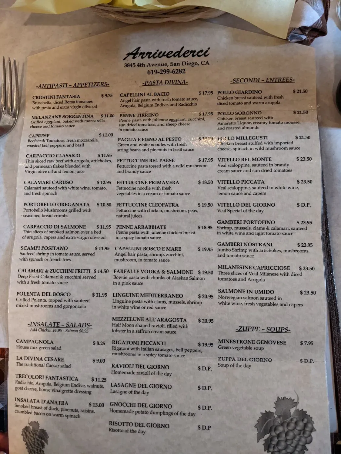 Menu 2