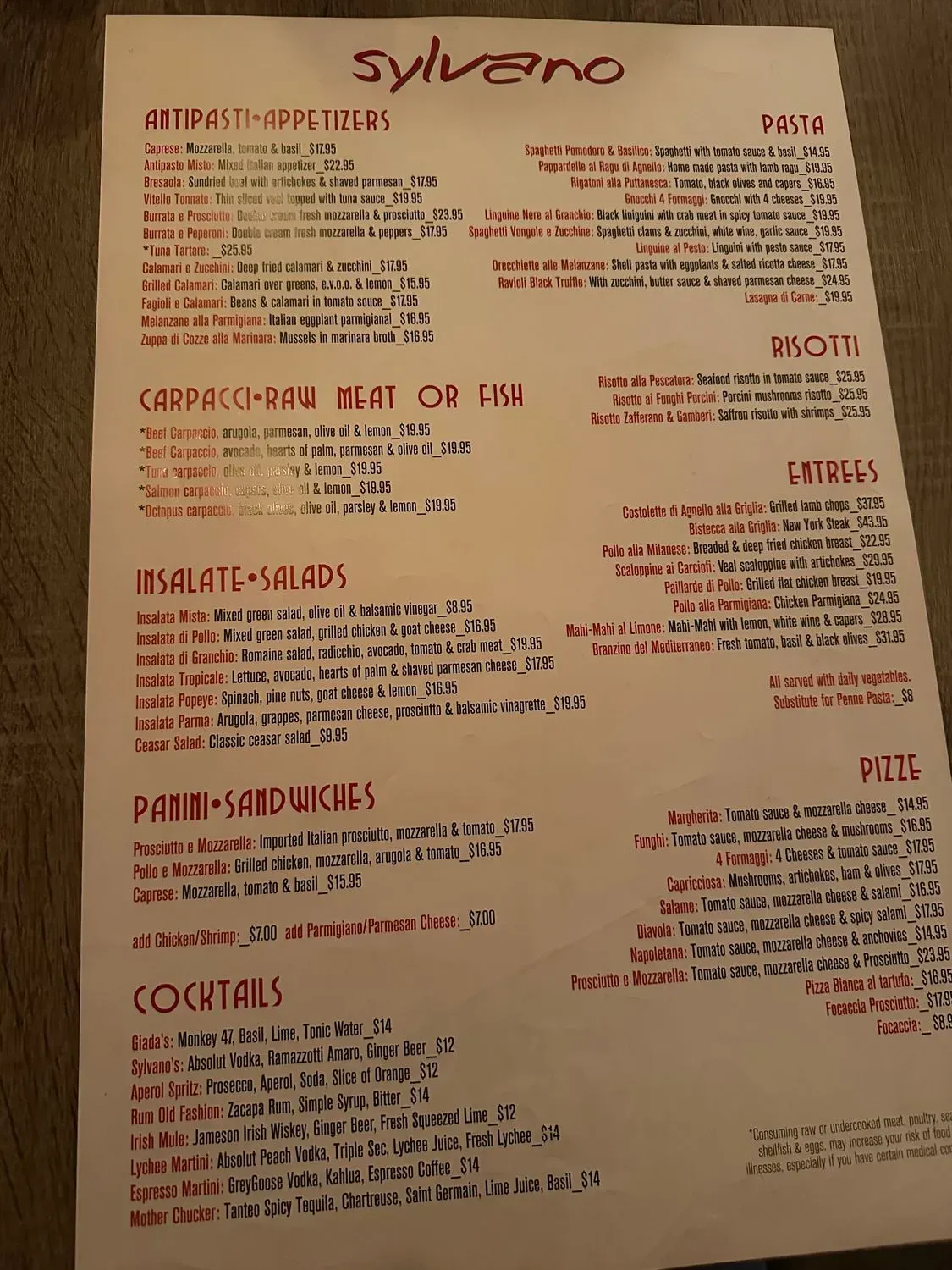 Menu 2