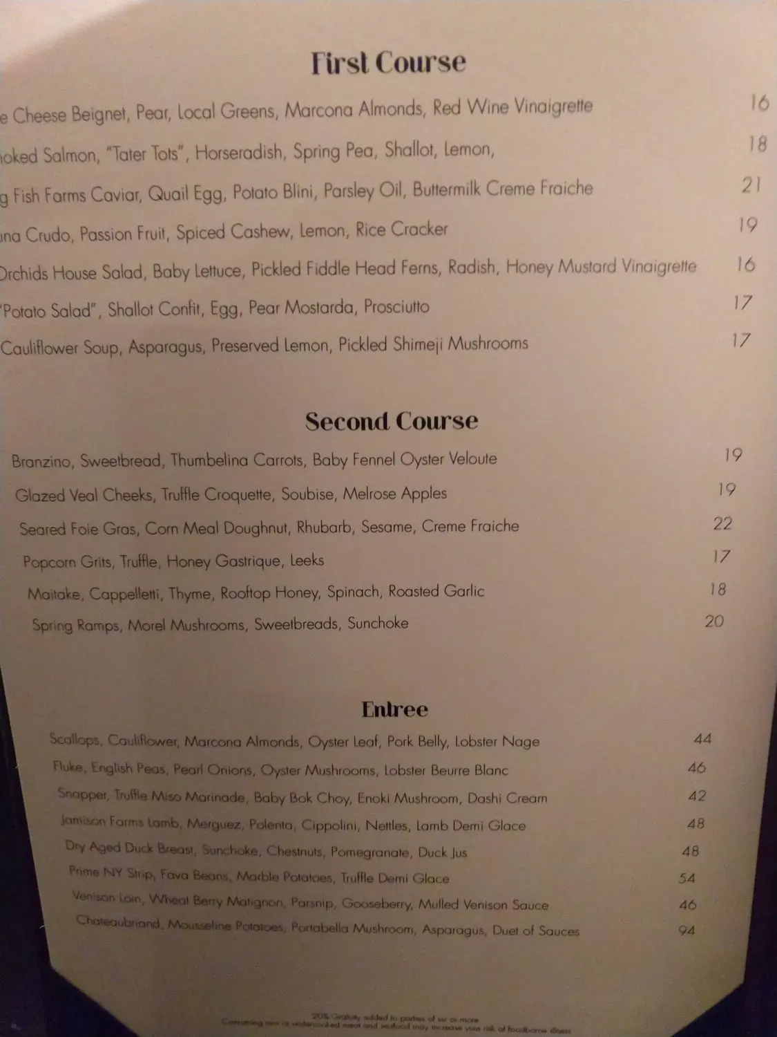 Menu 2