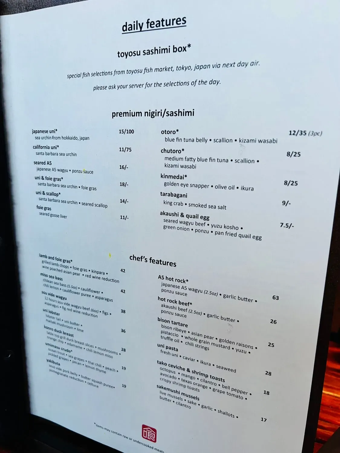 Menu 6