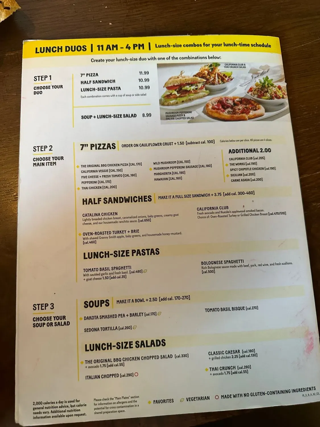 Menu 2