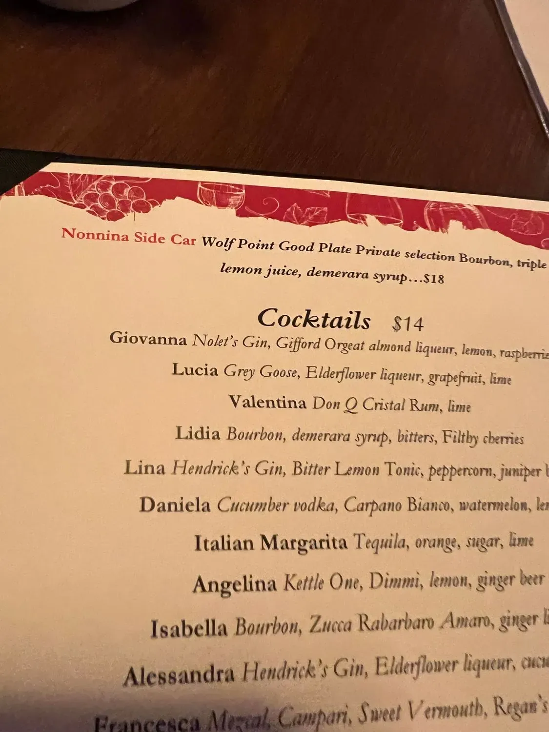 Menu 4