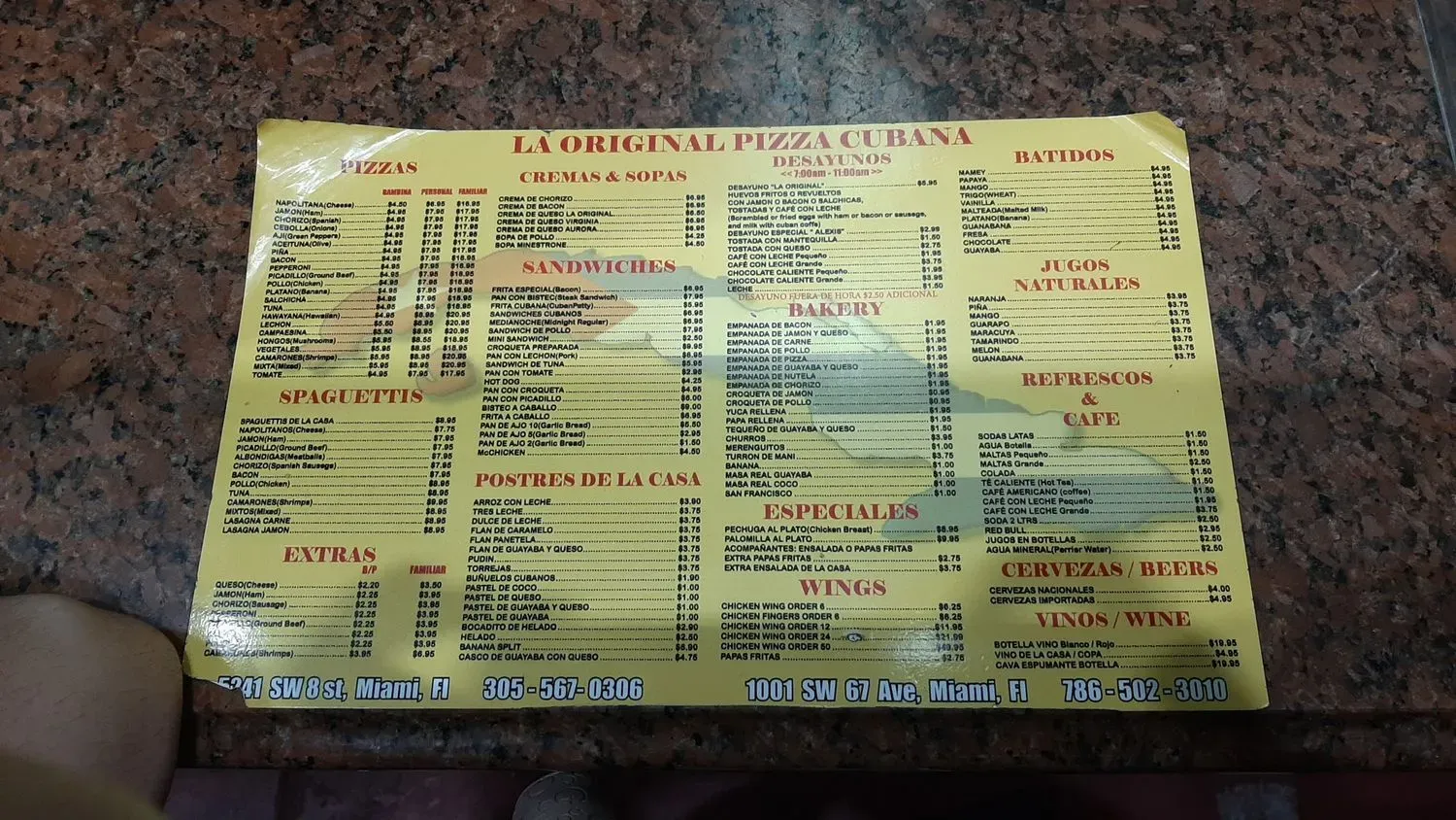 Menu 3